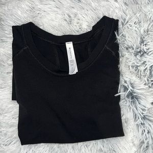 NWOT Athleta Momentum black workout top